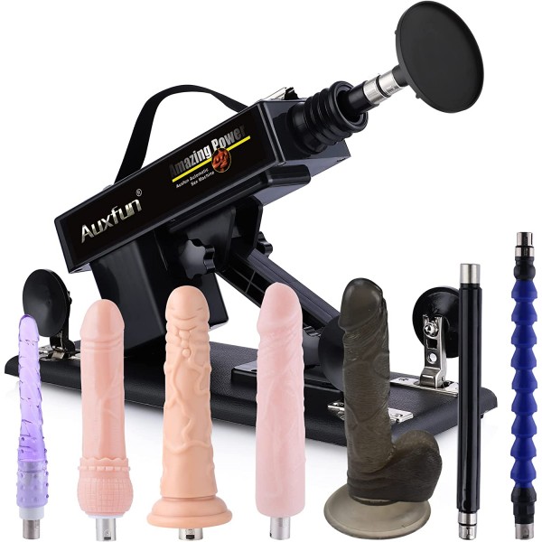 Sex Machine, 3XLR Adapter Love Machine Adjustable Adult Sex Toys with 3  Attachments Automatic Sex Machines for Women and Men