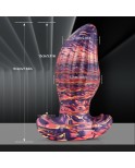 Silikone analstik flydende silikone massage anal kugle - XL