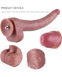 Hismith 15,6” Ultra-długi silikonowy dildo z 12,6” długością wkładaną i systemem KlicLok