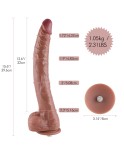 Hismith 15,6” Ultra-Lange Siliconen Dildo met 12,6” Inbrengbare Lengte en KlicLok Systeem